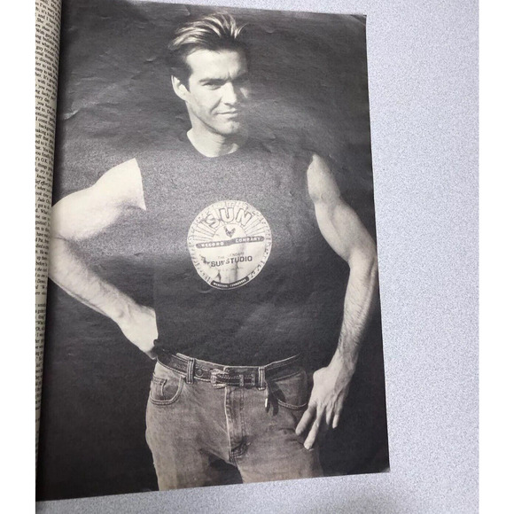 INTERVIEW June 1989 Dennis Quaid Steffi Graf Brian Eno Tarzan Andy Warhol Mag - Picture 8 of 14